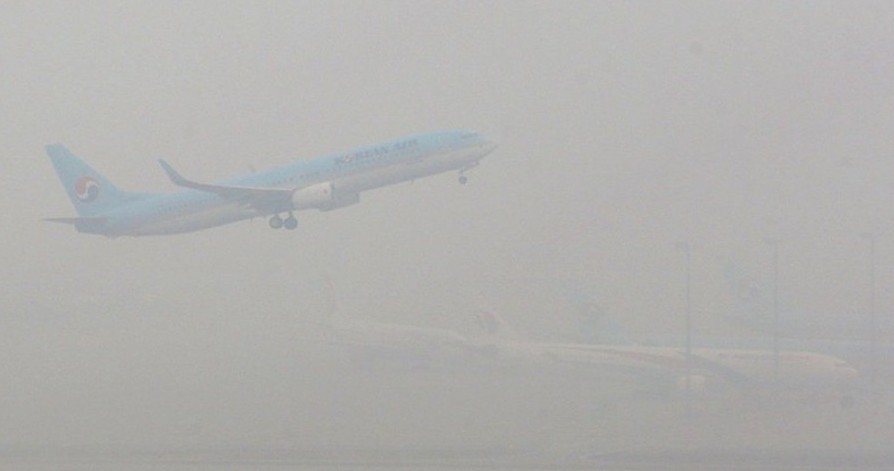 首尔首次发布超微尘预警韩媒称雾霾原凶来自中国